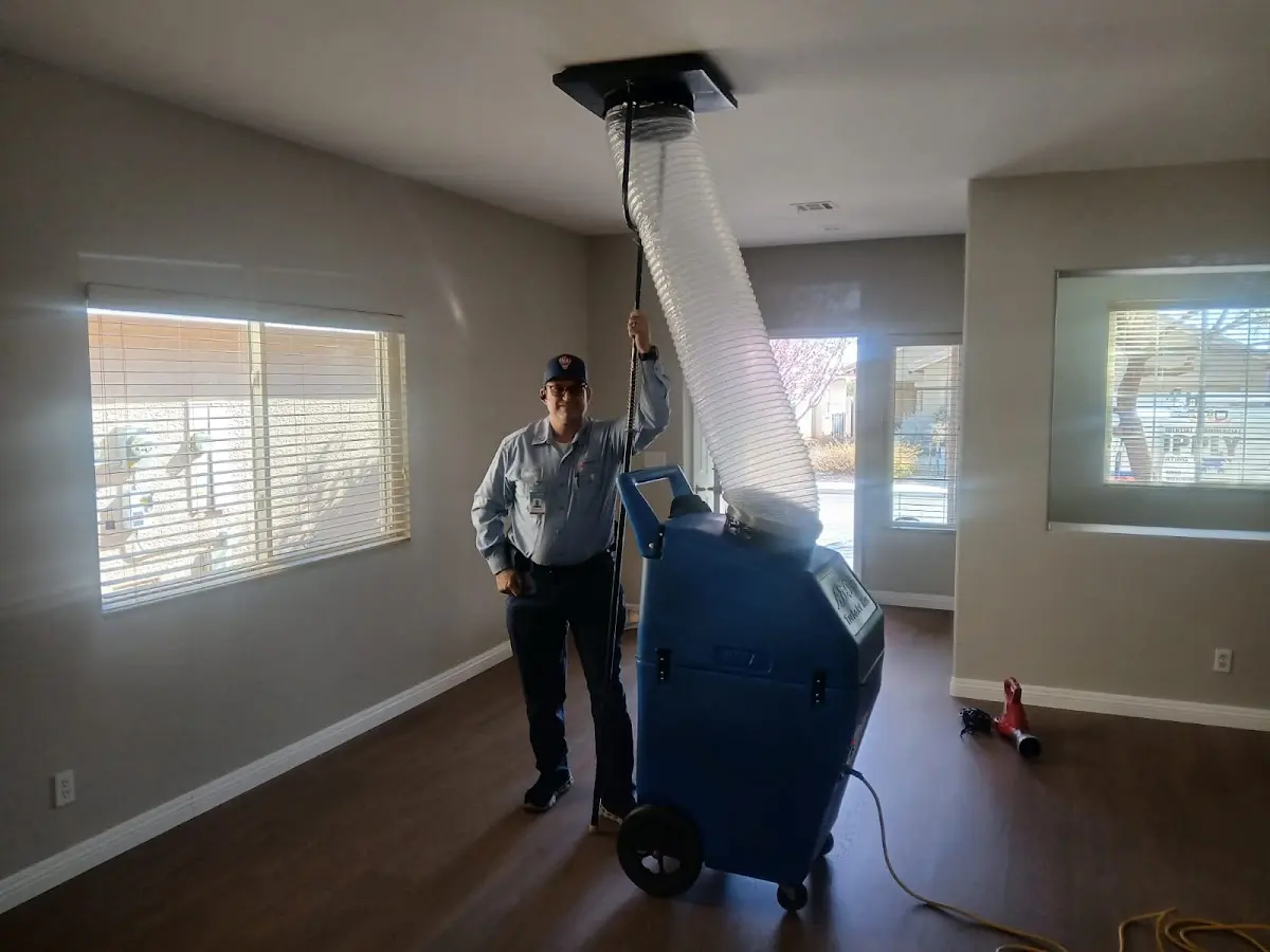 Professional Dryer Vent Cleaning work inside a Sugar Hill home